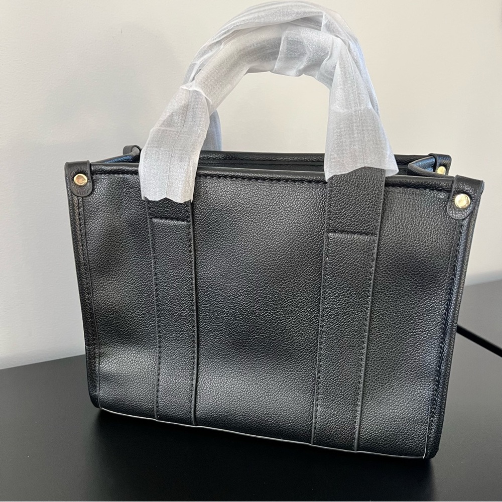 NEW Small The Tote Bag Red and Black Purse Crossbody - Picture 4 of 16